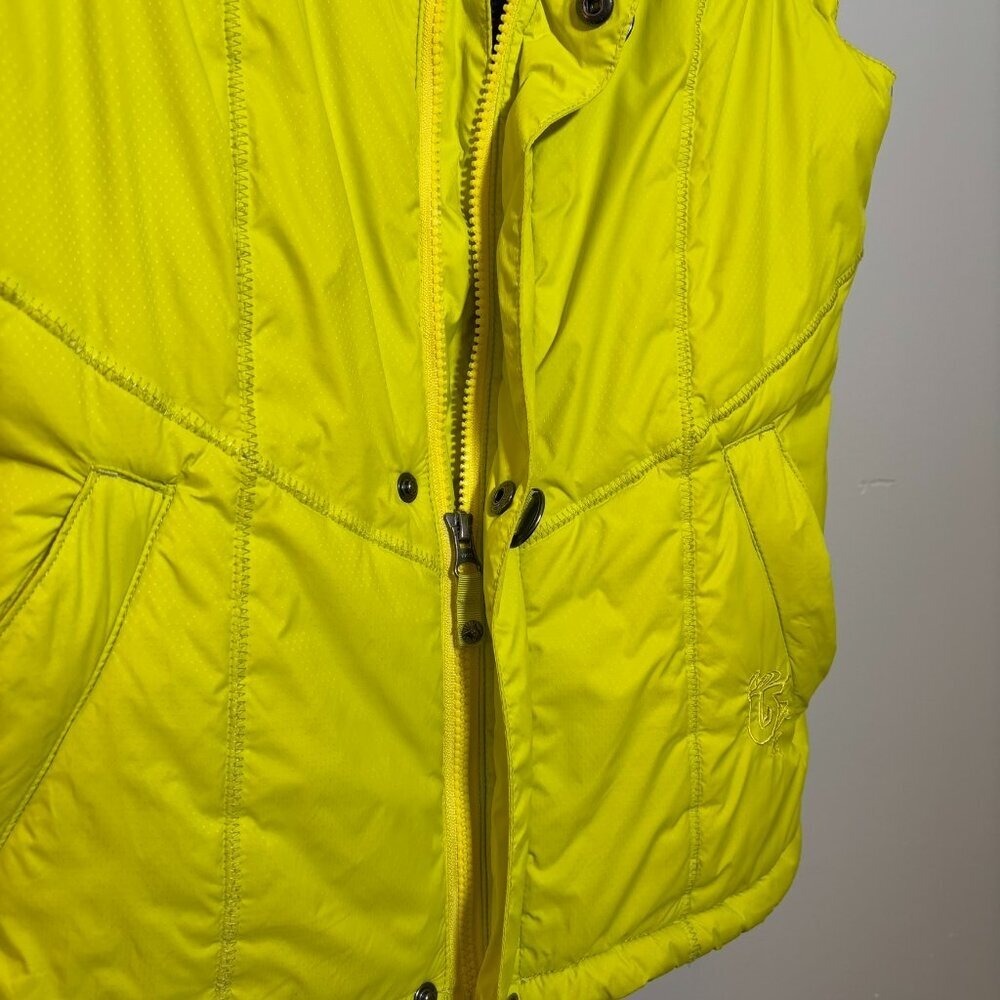 Burton Women's Hooded Puffer Vest – Bright Yellow Winter Layer‎ - Picture 8 of 16